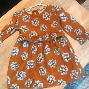 Long sleeve floral dress